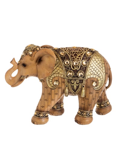 Buy Decorative elephant figurine, beautiful and elegant design, 30*20 CM in Saudi Arabia