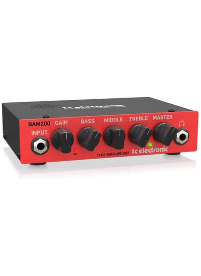 Buy TC Electronics 200w portable micro bass head amplifier with 3-band EQ section BAM200 in UAE