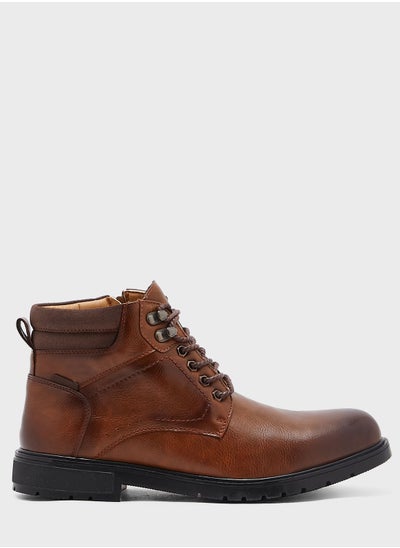 Buy Casual Lace Up Boots in UAE