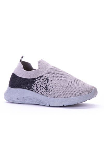 Buy KO-45 Easy-to-wear fabric sneakers - Grey in Egypt