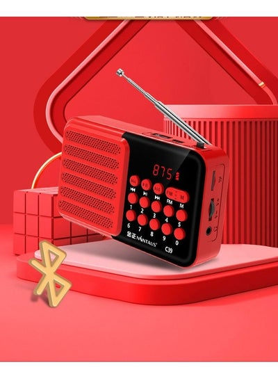 Buy Portable radio, strong reception, loud sound, easy to use, transistor antenna, headphone jack, great small gift for seniors in Saudi Arabia