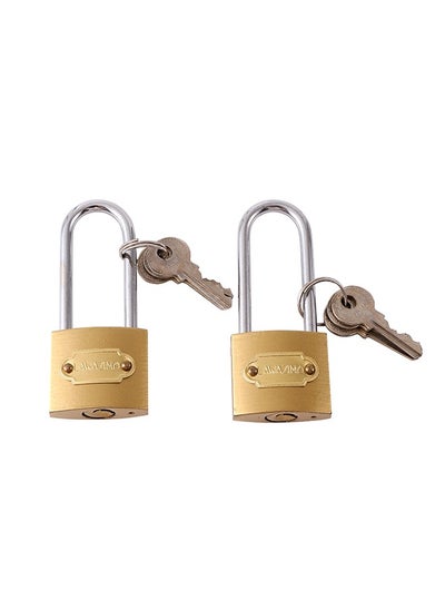 Buy 2-Piece Brass Padlock - 30mm in Saudi Arabia