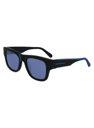 Buy Full Rim Acetate Modified Square Sunglasses Ckj22637S 5221 (001) Black in Saudi Arabia