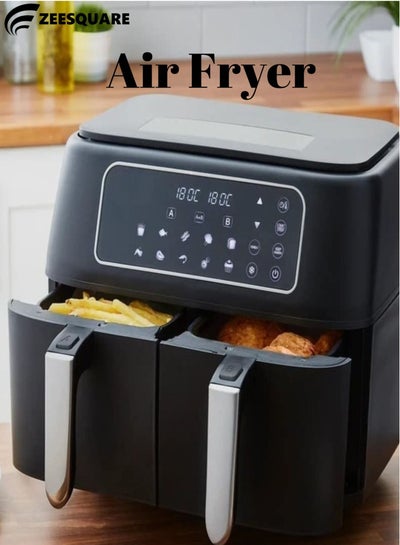 Buy Air Fryer Electric 8 Liters Hot Oven Oilless Cooker LCD Digital Touch Screen Nonstick 2800W in UAE
