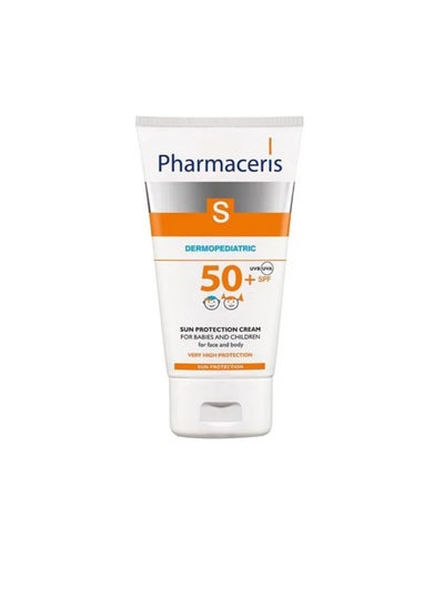 Buy Pharmaceris sun protection cream for children with SPF 50+ in UAE