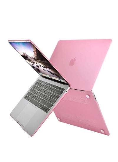 Buy Compatible With MacBook Air 13 Inch Case 2020 2021 2019 2018 Release A2337 M1 A2179 A1932 Hardshell Soft Touch Hard Cover Laptop Pink in UAE