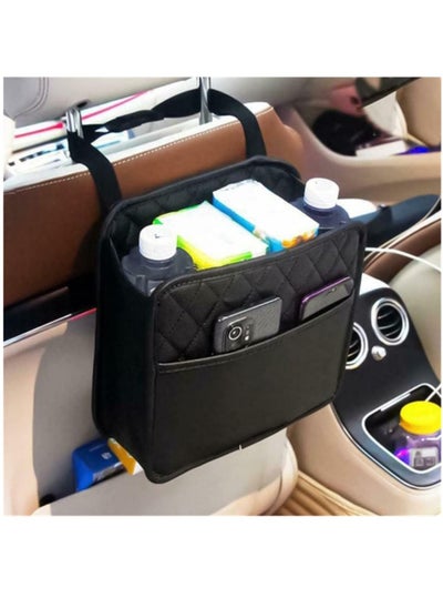 Buy Car Seat Back Hanging Bag Car Document Holder Multi-Pocket Bottle Bag Storage Box Organizer Travel Tidy Pouch Pocket Kids in Saudi Arabia