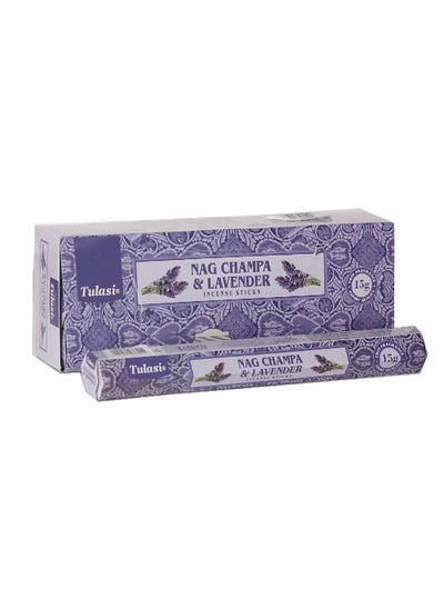 اشتري Nag Champa & Lavender 15g Agarbathi Incense Pack of 6 في الامارات