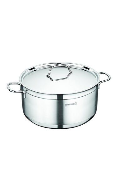 Buy Alfa Stainless Steel Casserole Pot 6.8 l in UAE