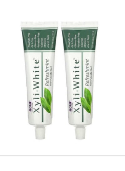 اشتري Xyli White Refreshmint Toothpaste Gel 181grams 2PCS في الامارات