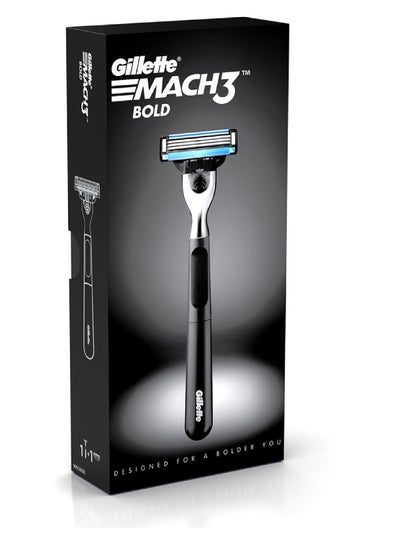 Buy Gillette Mach3 Bold 1 Razor + 1 Cartridge in UAE