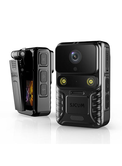 Buy 4K Wearable Body Camera WiFi Sports Camera Camcorder 12MP Night Vision IP65 Waterproof with 2.0 IPS Touch Panel LED Fill Light in Saudi Arabia
