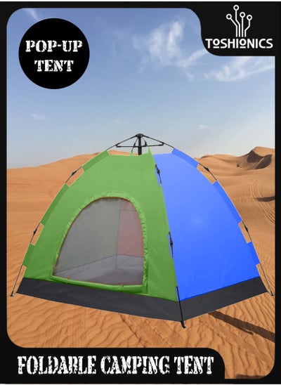 Buy Toshionics multifunctional Automatic camping Tent with easy to carry bag protected from UV rays and enjoy the quick dry material  tear resistant features for your camping outdoor experience in UAE