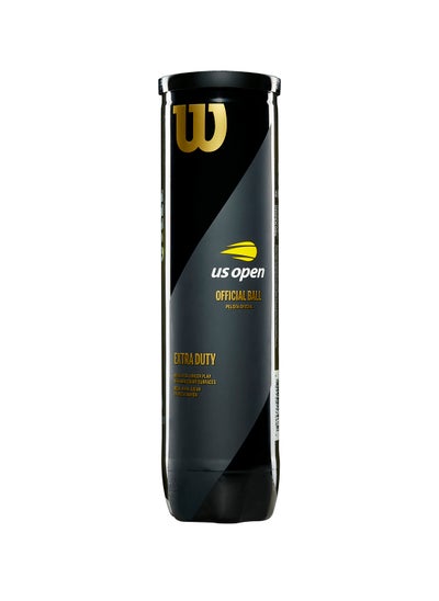 Buy Us Open Extra Duty Hard Court Yellow Tennis Balls - 4 Ball Can in UAE