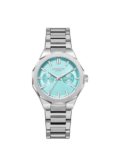 Buy Lee Cooper Women's Watch, Multi Function Display and Mesh Strap - LC08019.300, Silver in UAE