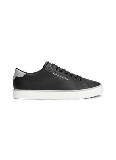 Buy Men's Vulcano Low Core Sneakers Low Top - Leather, Black in Saudi Arabia