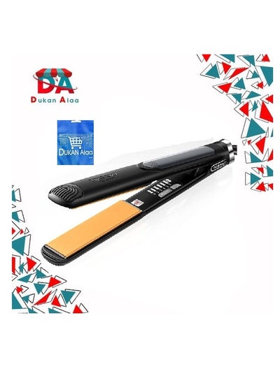 Buy Tornado Gold hair straightener, 980 degrees, for protein and creatine + Dokan Alaa bag in Egypt