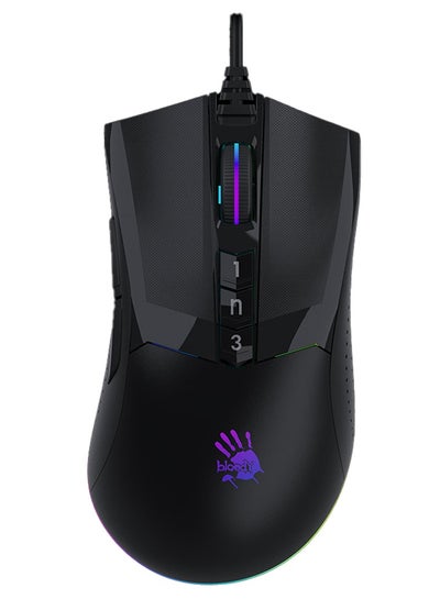 Buy W90 Max RGB Gaming Mouse – Optical Sensor BC3332-A 10,000 DPI - 2,000 Hz Report Rate - 4 Types LOD Setting Switch - Key Response 1ms - Dual-Injection Rubber Wheel in Egypt