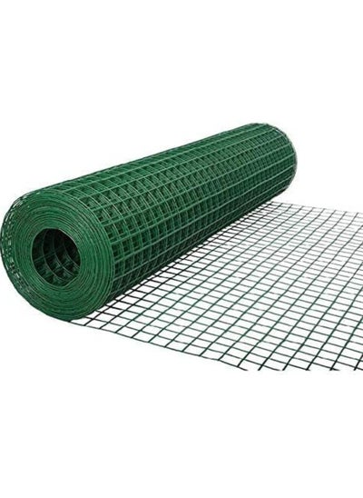 اشتري Robustline Wire Mesh Fencing, Galvanized Pvc Coated Garden Fencing, Green Steel Nets For Farming Fence, Plant Chicken Wire Fence And Animals Aviaries Hen-Houses Small (3/4" X 4Ft X 12Ft X 19Mm) في الامارات