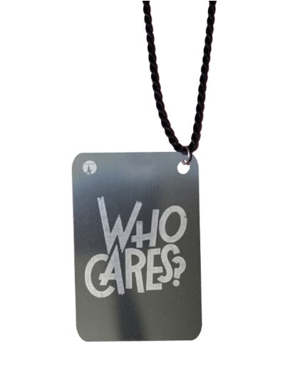 Buy English Phrases Printed Car Mirror Pendant in UAE