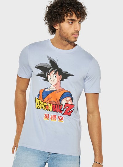 Buy Dragonball Z Graphic Print T-Shirt in Saudi Arabia