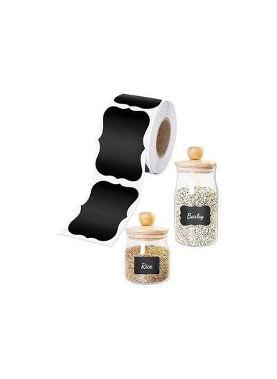 Buy Reusable Chalkboard Stickers with One Liquid Chalk Pen for Jars  and Organize Your Home Kitchen 120 LABEL in Egypt