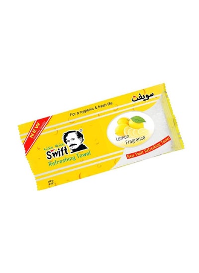 Buy Pack of 100 Refreshing Towel For a Hygienic & Fresh Life - LEMON Flavor in UAE