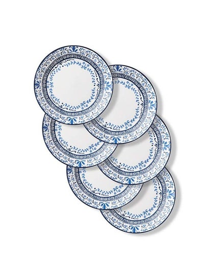 اشتري 6-Piece Portofino Bread And Butter Plate 17cm في الامارات