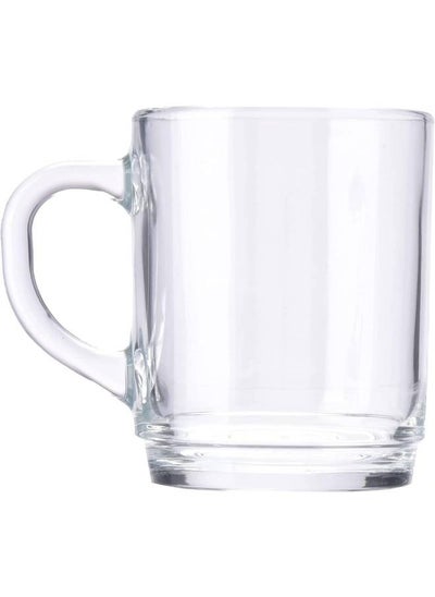 Buy 3Pcs Tea Cup With Handle (Transparent) in Egypt