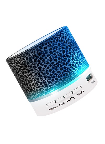 Buy Mini Speaker 7-Color Lights Small Wireless BT Speaker Portable Rechargeable Speaker for Travel Outdoors Home Office in Saudi Arabia