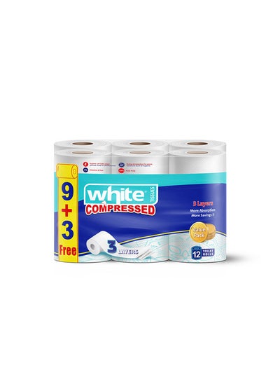 Buy Toilet 12 Compressed Roll in Egypt