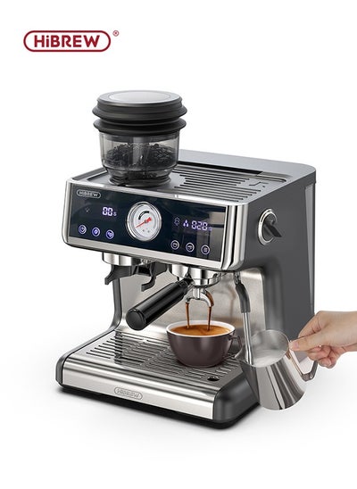 Buy Dual Boiler System Barista Pro 20Bar Bean To Espresso Cafeteria Coffee Machine With Full Kit For Cafe Hotel Restaurant H7A in UAE