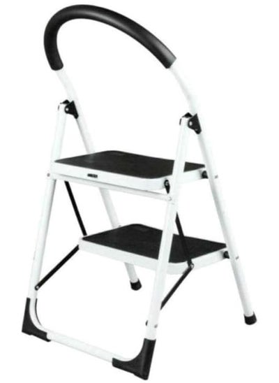 Buy Ladders Premium Quality Highly Durable Home Purpose Ladder 2 Steps - White in UAE