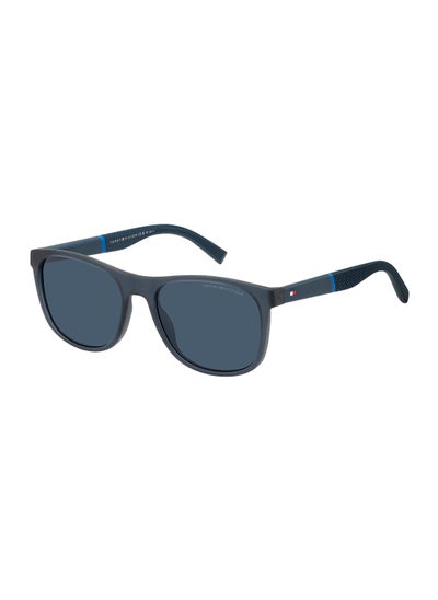 Buy Men's UV Protection Rectangular Sunglasses - Th 2042/S Blue Millimeter - Lens Size: 54 Mm in UAE