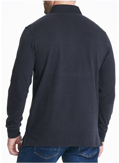 اشتري Lincoln Navy Long Sleeve Rugby Shirt في مصر