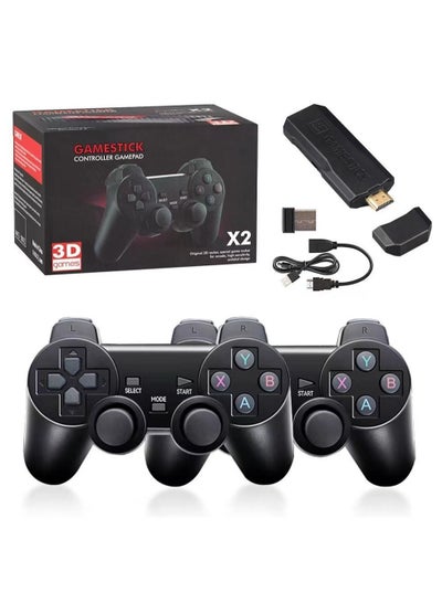 Buy Portable Video Game Console GD10 Plus, Wireless Controllers, 4K HD TV Retro Game Console, 50 Emulators, Over 40,000 Games For PS1/N64/DC in Saudi Arabia