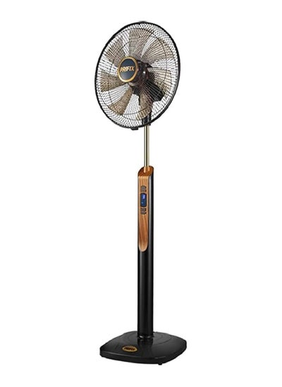 اشتري Stand fan 17 inch with remote Hawaii Perfix SFH-171 (brown) في مصر