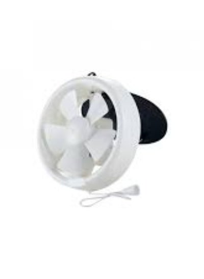 Buy KNP White exhaust fan with an 8-inch diameter designed for efficient air circulation and ventilation in larger rooms and spaces. in UAE