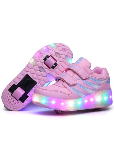 Buy Children's Unisex Sports and Leisure Led Light-Emitting Roller Skates in Saudi Arabia