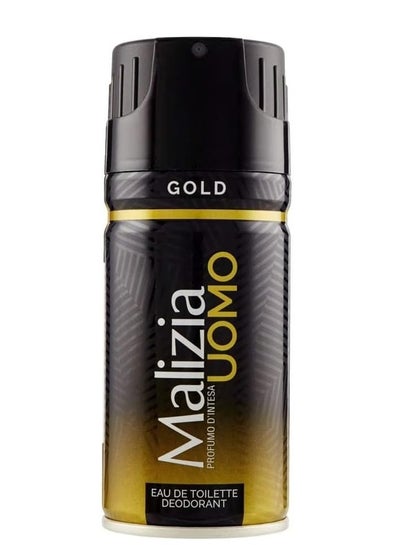 Buy Malaysia Uomo Deo Spray Gold 150 ml in Egypt