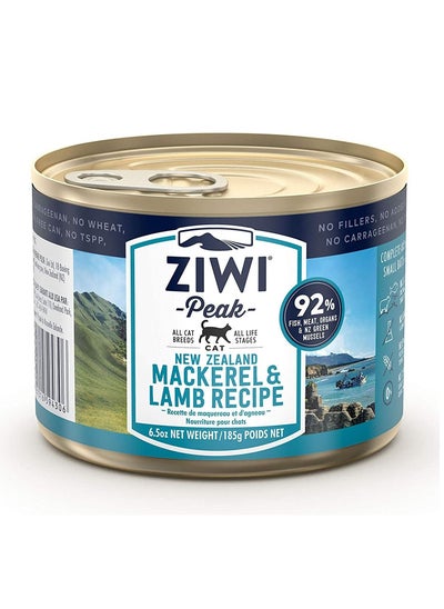 Buy 5 Piece Mackerel And Lamb Recipe Canned Cat Wet Food 185g in UAE