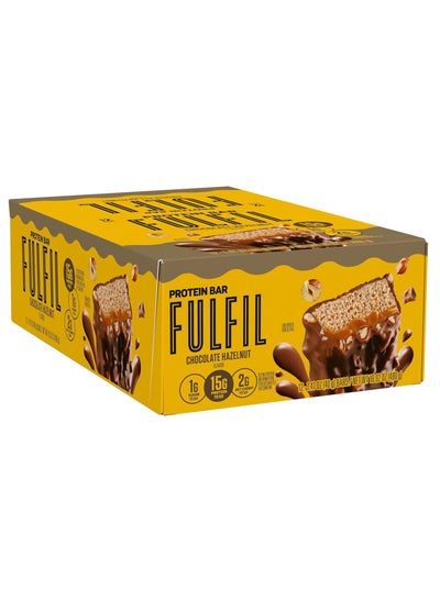 Buy Protein Bars FULFIL Chocolate Hazelnut 12 Bars, Each 40g in UAE