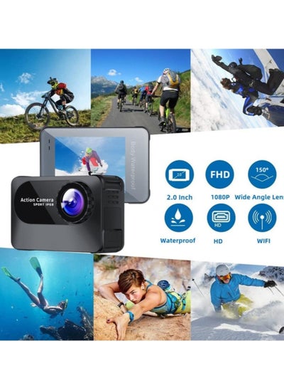 Buy 4K metal waterproof sports camera wireless WiFi outdoor in Saudi Arabia