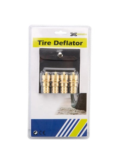 اشتري Tire Deflator 19 X 2 X 12 Cm Pack Of 4 في الامارات