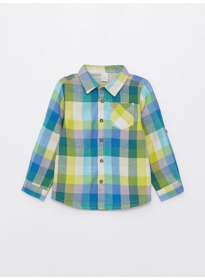 اشتري Checked Patterned Long Sleeve Baby Boy Shirt في مصر