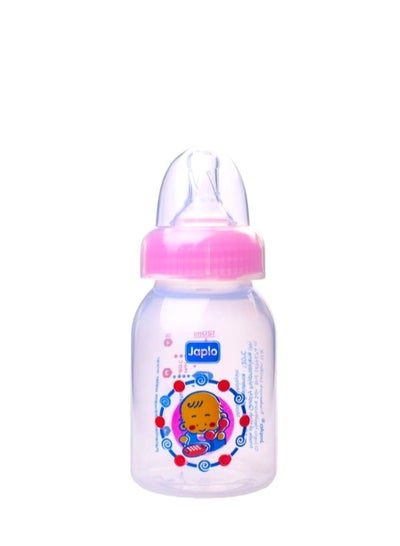 Buy Round baby feeding Bottle with Anti-colic nipple & Lukewarm water mixer size 120 ml (assorted) in Egypt