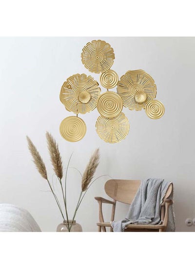 اشتري Alayna Modernist Floating Circles Decorative Wall Art في الامارات