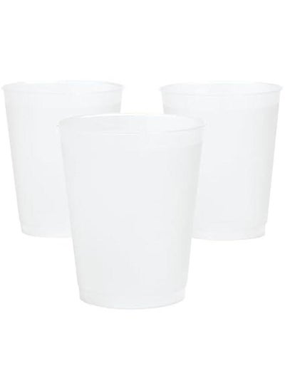 Buy 50 Count of 12 oz. Clear Frosted Plastic Cups in Saudi Arabia