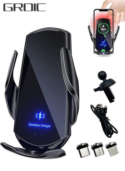Q3 Smart Sensor Car Phone Wireless Charger with charging