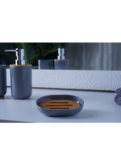 اشتري Fitz Soap Dish Grey في الامارات